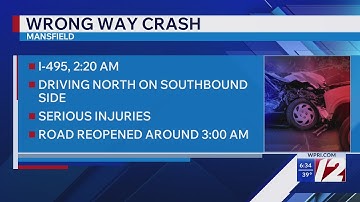 Mass. State Police investigating wrong-way crash