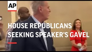 House Republicans seeking Speaker's gavel try to round up enough votes