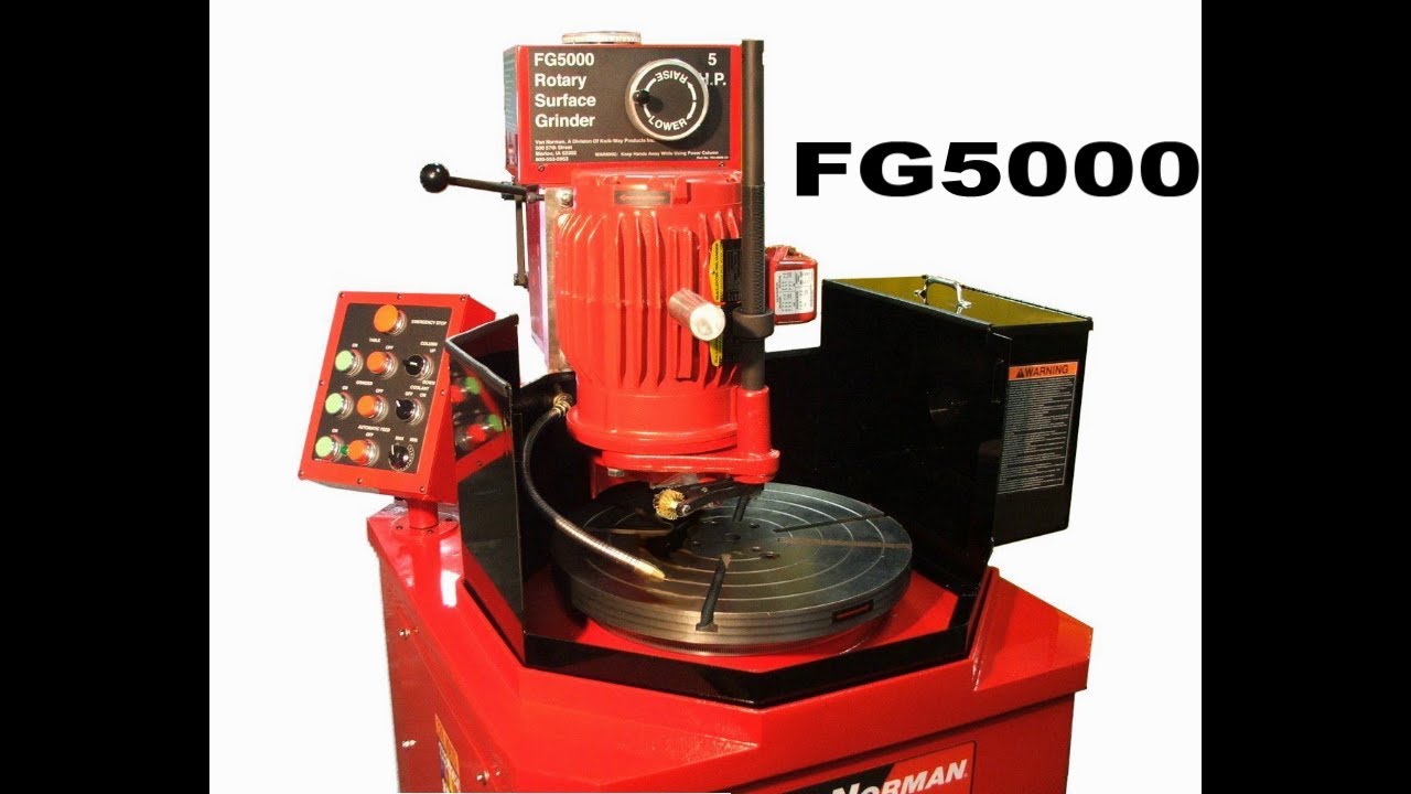 Van Norman Flywheel Grinder Setup - YouTube
