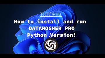 How to install Datamosher Pro - Python Version
