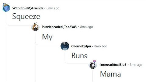 More Reddit writing Pickup Lines one word at a time