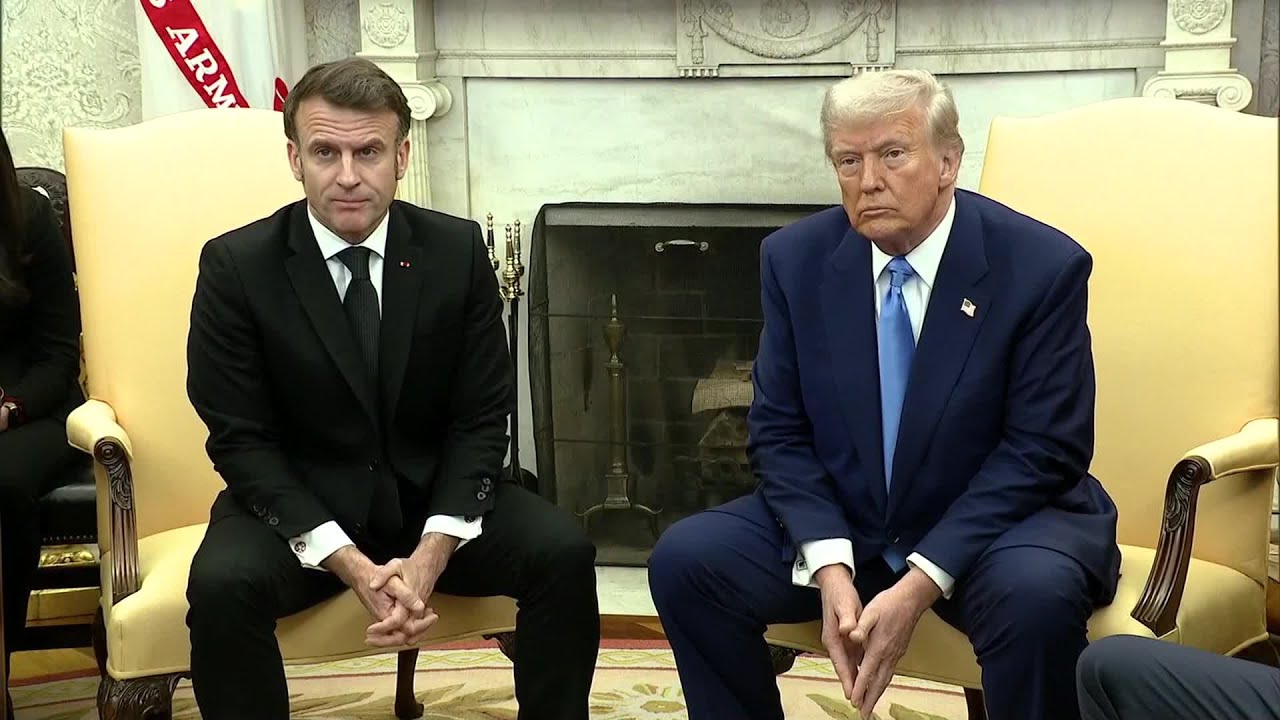 Trump, Macron Discuss Ukraine, Russia and Tariffs: Full Remarks From the Oval Office