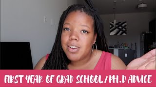 First Year of Grad School/Ph.D Advice | Renae’s Corner