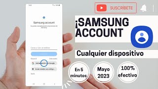 Como eliminar la cuenta de samsung (SAMSUNG ACCOUNT) cualquier dispositivo 100% FUNCIONAL MAYO 2023