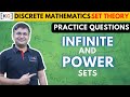 1.14 | Practice problem on Set Theory in Hindi #InfiniteSets #PowerSet #NetDec2012