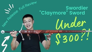 Is This the Sharpest Swordier Medieval Sword? First-Ever Build "Claymore" Review & Cutting Test
