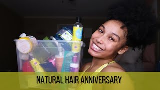 Natural Hair Anniversary