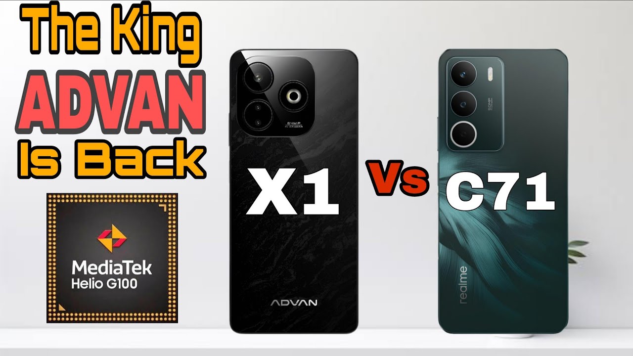 🔥 The King Is Back ADVAN X1 vs REALME C71🔥 Siapa Yang Paling Worth It Di 1 Jutaan?