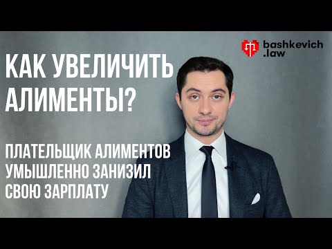 Как увеличить алименты, если плательщик умышленно занижает свою зарплату? - юрист Сергей Башкевич