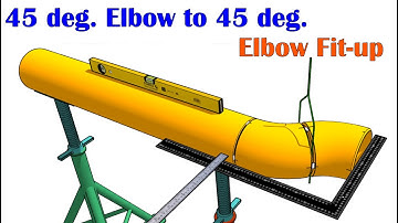 HOW TO FIT UP A 45 DEGREE ELBOW TO ANOTHER 45 DEGREE ELBOW  TUTORIAL FOR BEGINNERS