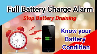 Best App for Battery Charge Alarm |  मोबाइल में Battery Full Charge होते ही #Alarm बजेगा | In Hindi screenshot 3