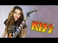 KISS - Detroit Rock City (guitar cover + SOLO) | Sonia Anubis