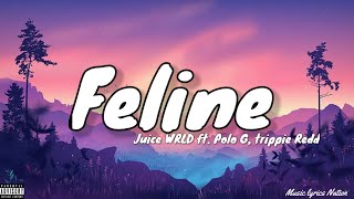 Juice WRLD - Feline ft. Polo G & Trippie Redd (Lyrics) || Music lyrics Nation