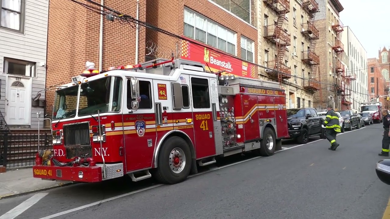 FDNY Squad 41 responds to Box 2247 - YouTube