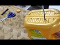 Make Hole in Oil Can | Turn Oil Can to Plant Pot | DIY Planter | Hole in Plastic | Oil Can Pot