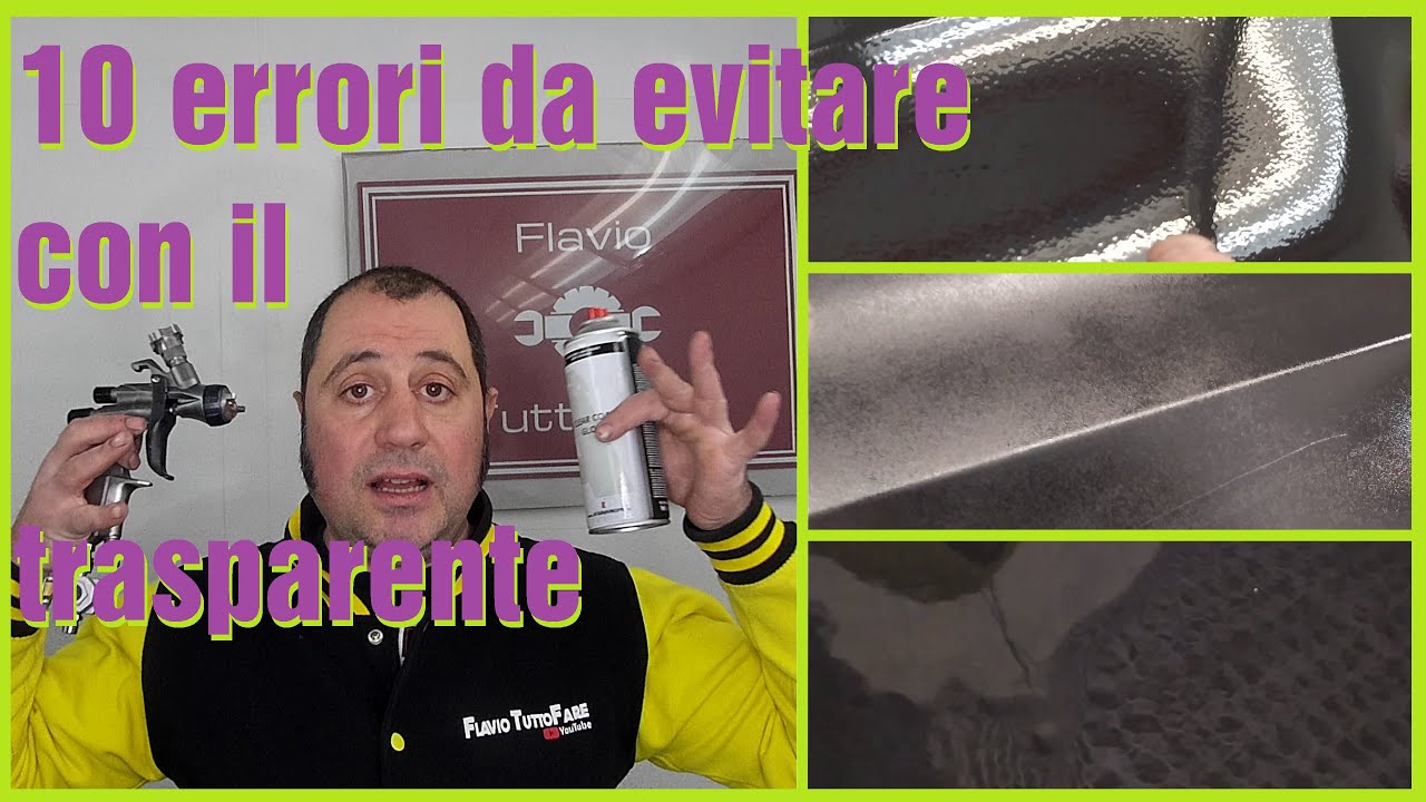 10 errori con vernice e trasparente da evitare