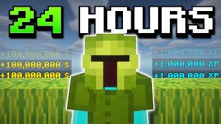 I Farmed for 24 HOURS | Hypixel Skyblock Ep 13