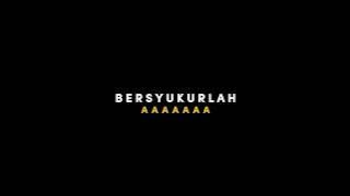 LIRIK LAGU DJ AISYAH BERSYUKURLAH