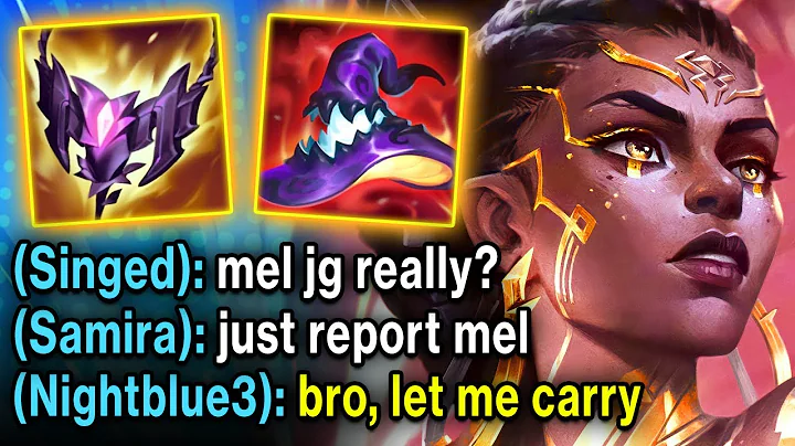 No one believed my Mel Jungle so I got 1000 AP and tried to carry troll teammates