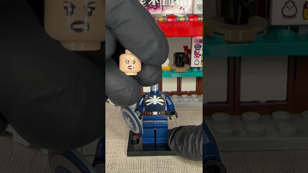 Minifigures Peggy Captain America 