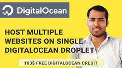 Host Multiple Websites on Single DigitalOcean Droplet or Redirect Domains to one Droplet