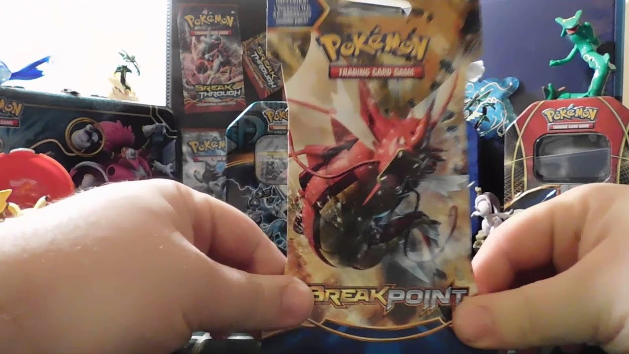 POKEMON CARDS: 4 packs of BREAKpoint!!! HOLO PULL!!!