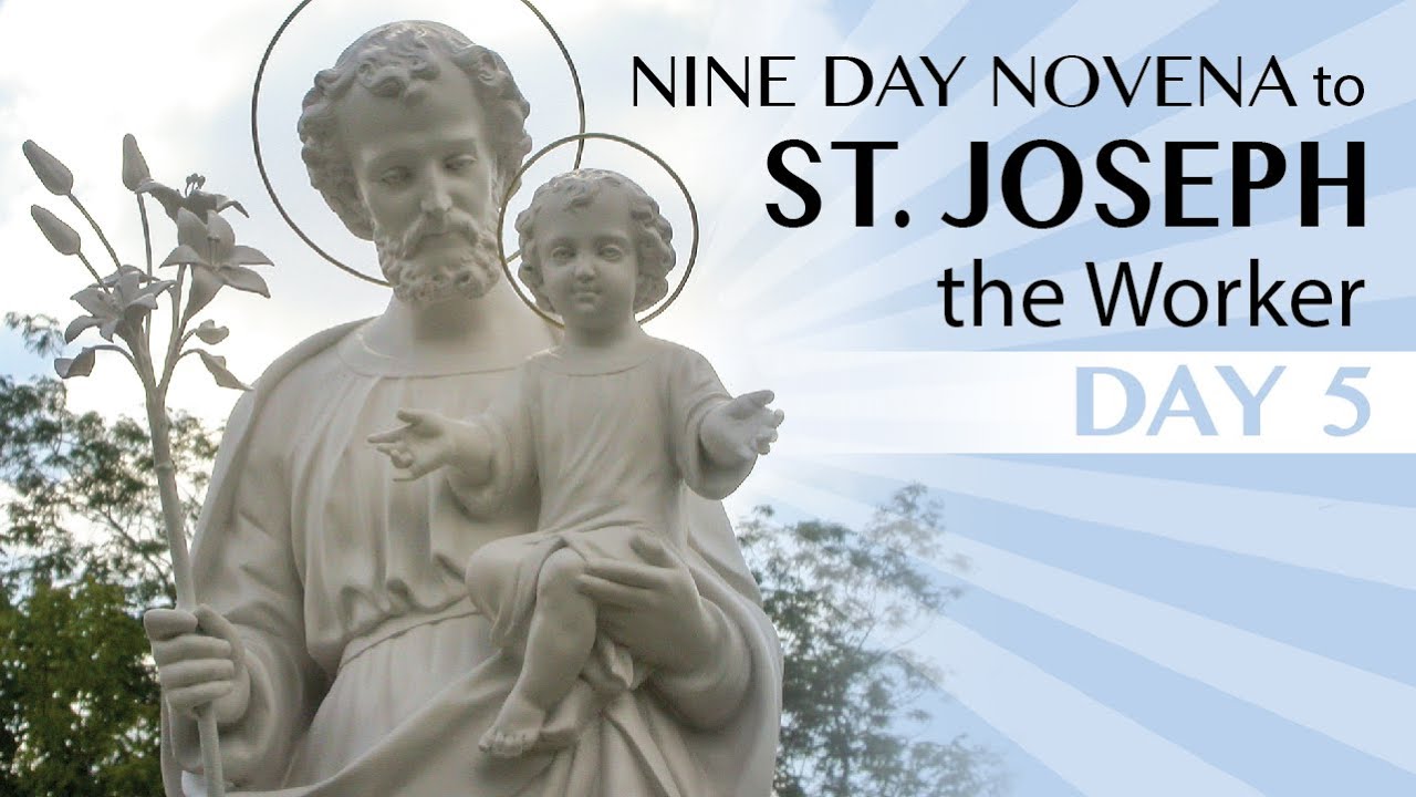 Novena to St. Joseph The Worker Day 5 YouTube