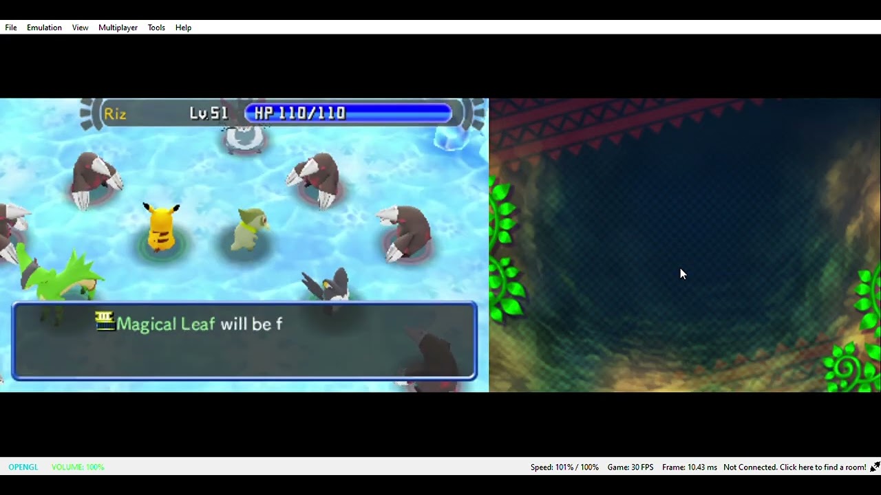 Purugli Boss Fight | Pokémon Mystery Dungeon | Nintendo 3DS Citra