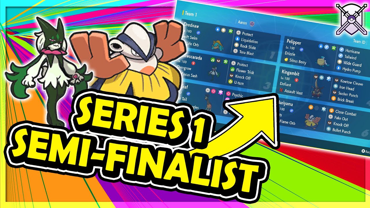 SERIES 1 TOURNAMENT RAIN TEAM | VGC 2023 | Pokémon Scarlet & Violet - Pokesports