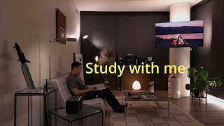 Study With Me 🔥 | 2-Hour Solo Piano 🎹 | No Timer | Firelight & Lake Ambience | Calm Focus Session