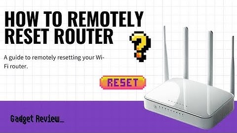 How to reboot wifi router remotely
