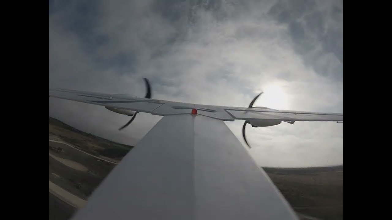 Twin Timber Maiden Flight with ground loop landing LOL