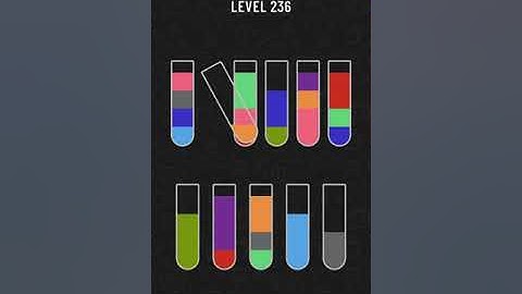 【Water Sort Puzzle】 Level 236
