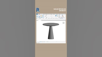 Solid Revolve in Revit | Revit Tutorials