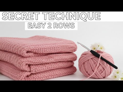You Don't Need To Know How To Knit! 😍 A Very Stylish and Practical Crochet Pattern.