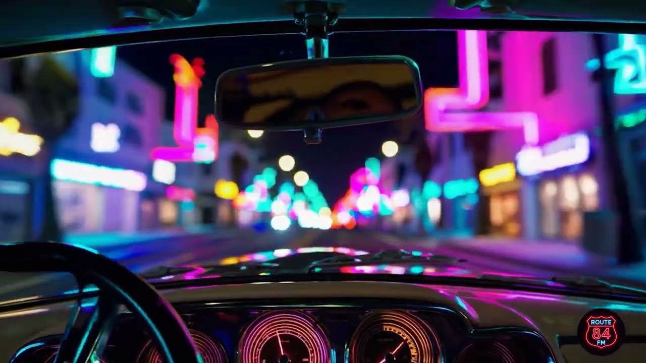 Route 84 FM - Neon Night Drive | Retro Ambient House – Chill Synths for Work, Relax & Late Night