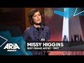 Missy higgins wins best female artist  2007 aria awards