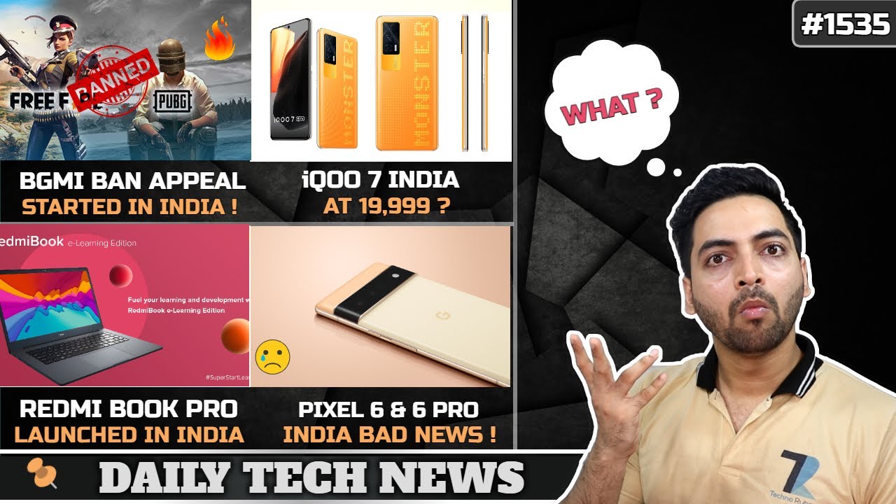 iQOO 7 At 19,999😯,BGMI Ban Appeal India,Moto Edge 20 India,Mi 11T Pro,Nokia 400,Pixel 6 India,ZFold3
