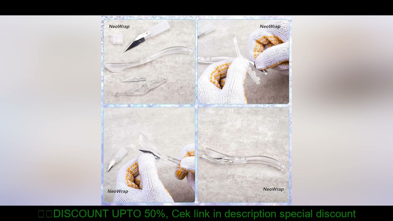 Wrap Film Cutter Knife with Blades Carbon Fiber Vinyl Wrapping Paper Cutter Back Slitter DIY Car Tin