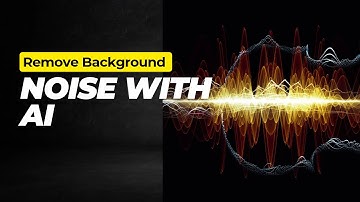 Remove Background Noise with AI Tool