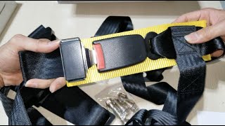 (2) New Racing Car Seat Belts For Racetracks