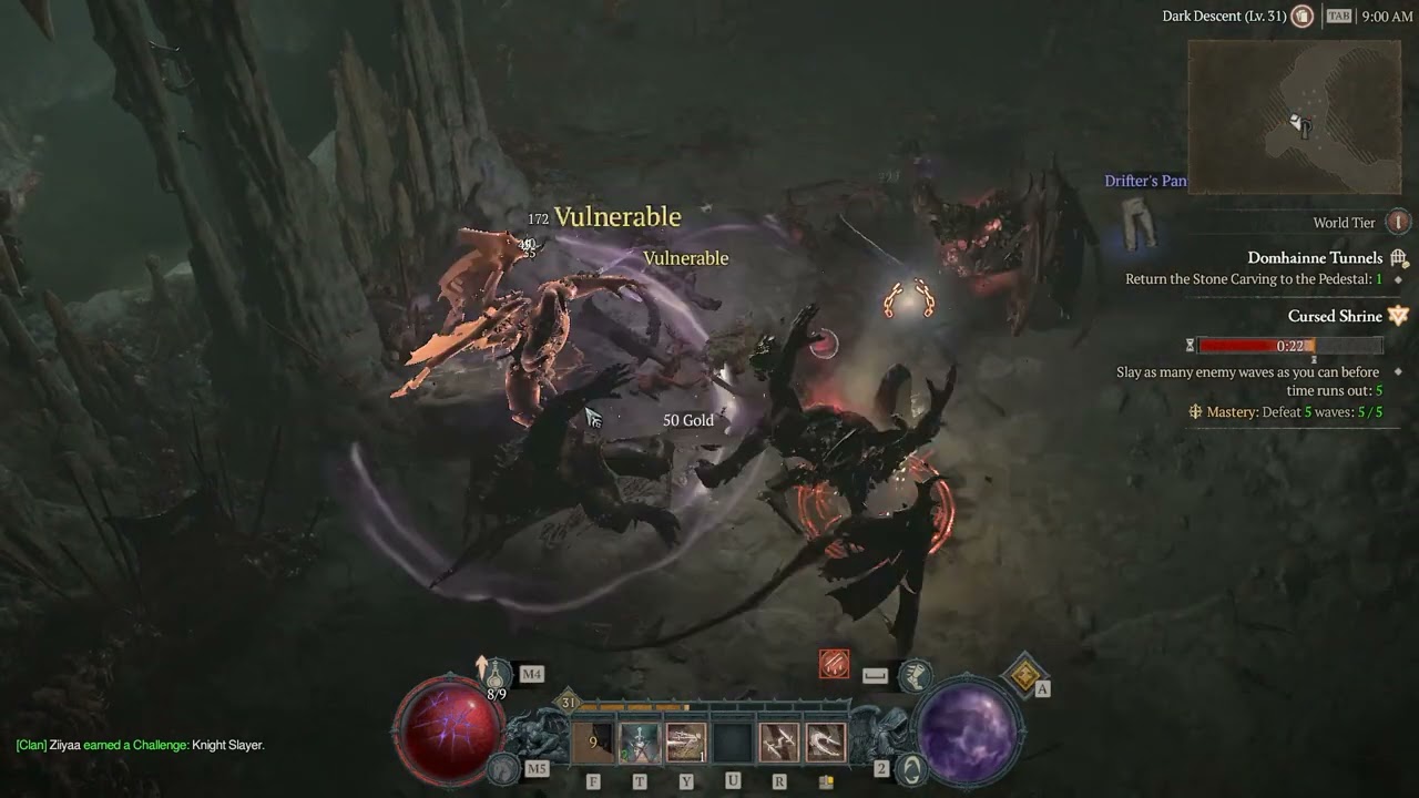 Diablo IV Domhainnie Tunnels - Aspect of Efficiency