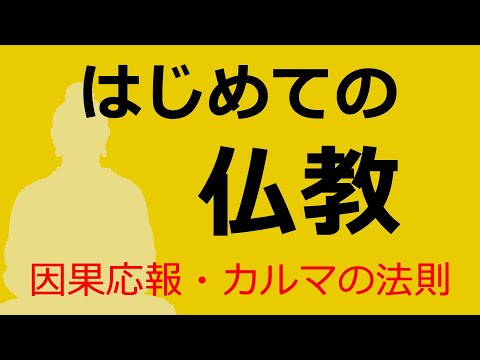 はじめての方でもよくわかる仏教入門【因果応報・カルマの法則】 - YouTube