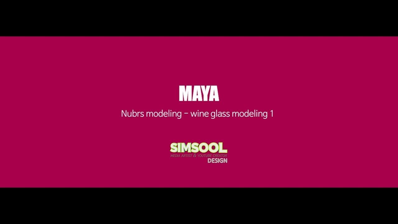 [SD] MAYA wine glass - Nubrs modeling - YouTube