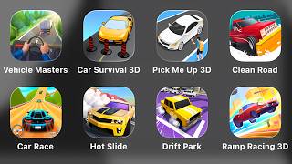 Vehicle Masters, Car Survival 3D, Pick Me Up 3D, Clean Road, Car Race, Hot Slide, Drift Park, Ramp R screenshot 4