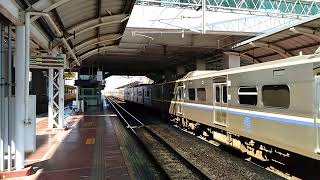 3128次區間車EMU800型斗六站進站+出站