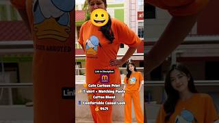 471 में Cute Orange Co-ord Set  Meesho Fashion Find #meesho #meeshofinds #meeshofashion @Meesho
