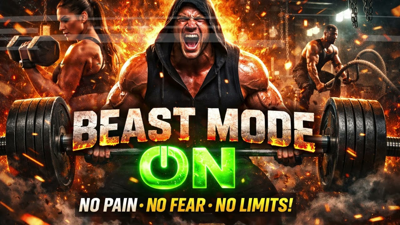 BEAST MODE ON 🔥 | Ultimate Gym Motivation Song | No Pain No Fear | Workout Anthem 2026 (AI) हिंदी