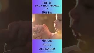 TOP 3 Baby Boy #babyboy Names #babyboyname in Russia #russia