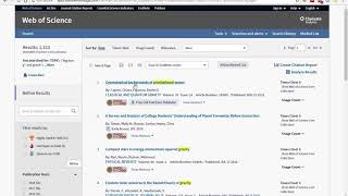 Searching the Web of Science and Google Scholar